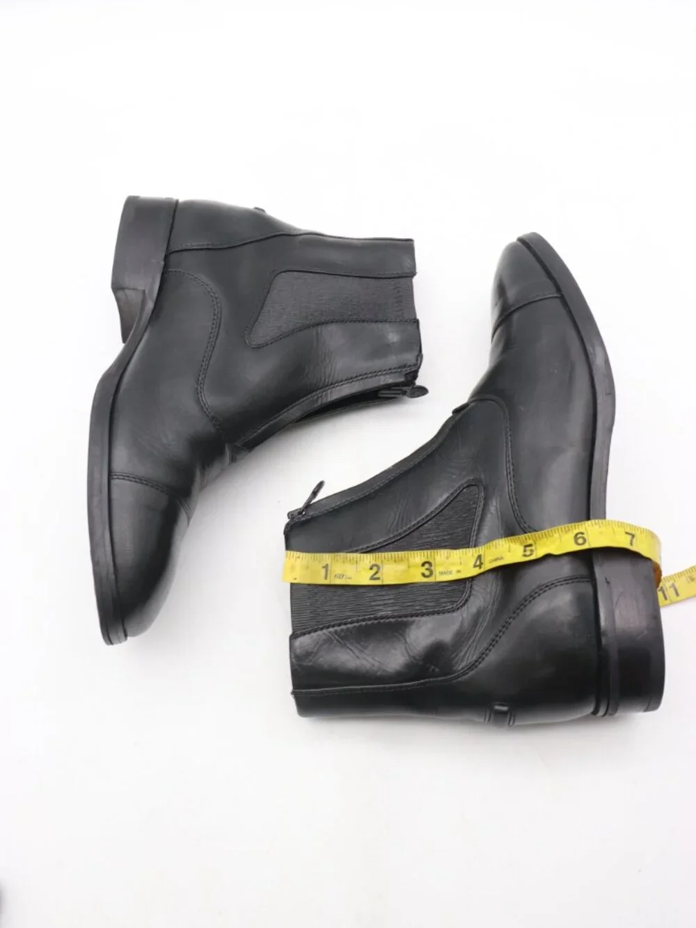 Ariat Heritage Paddock Zip Boots Women Size 8.5 Black Leather Horse Riding_6